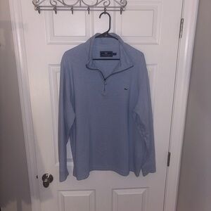 Vineyard Vines Men’s Blue 1/4 Zip Pullover Sweater Sz XLT